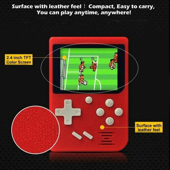 Pocket Handheld Video Game Console 2.4 LCD 8 Bit M - Picture 4 of 4